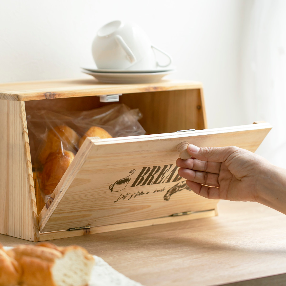 HABITER（アビテ） ブレッドケース スラジェ 木製 （ 天然木 パン