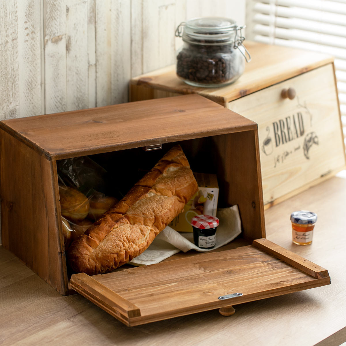 HABITER（アビテ） ブレッドケース スラジェ 木製 （ 天然木 パン