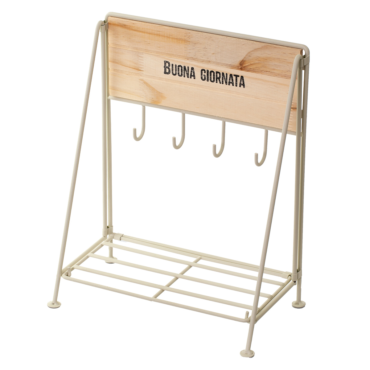 キッチンツールフック アドボナ フックスタンド S 木製 折りたたみ