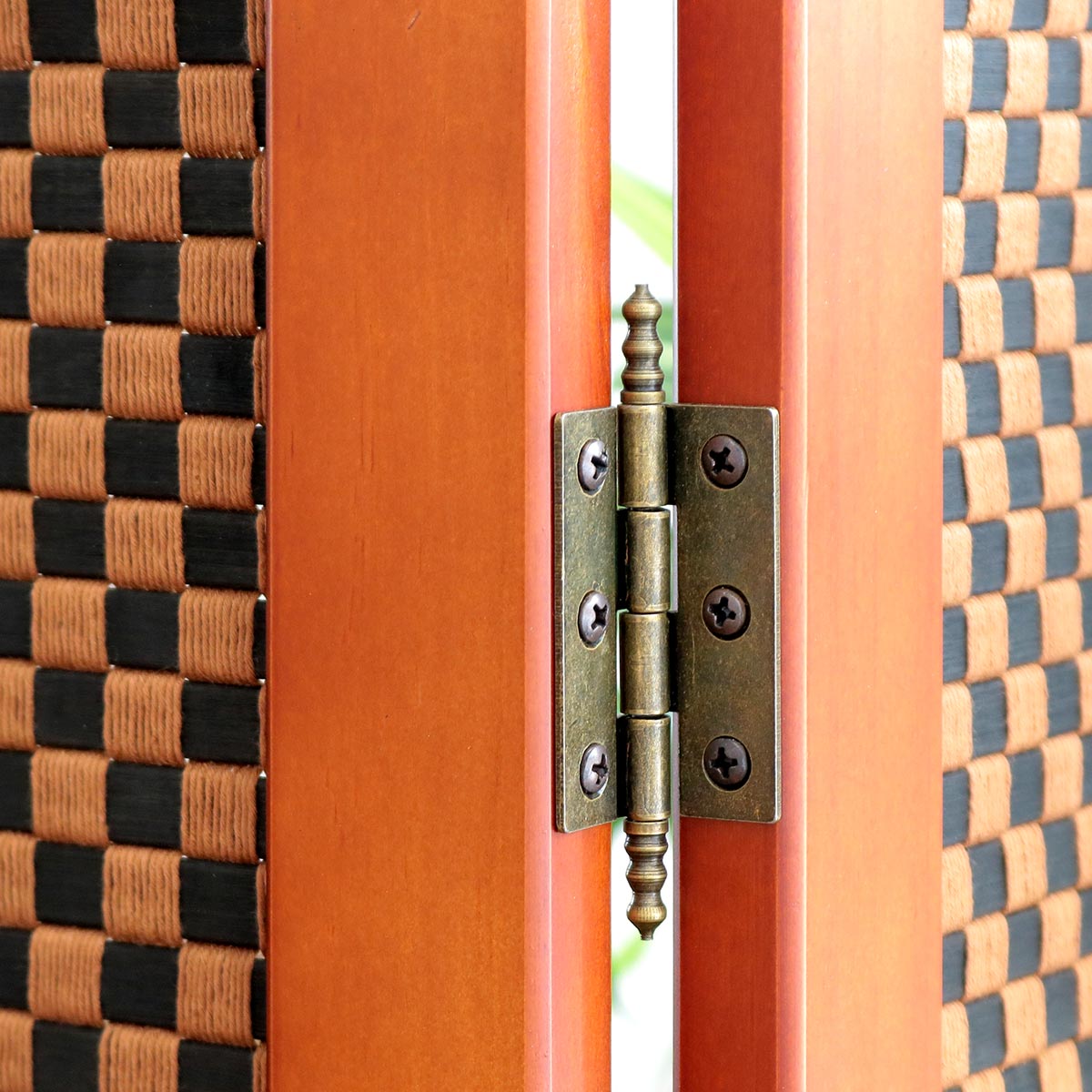 衝立 竹すだれ衝立 2連 市松柄 高さ170cm （ 目隠し 間仕切り 和風