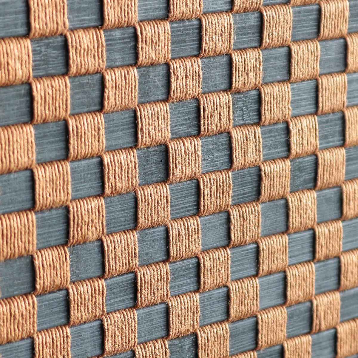 衝立 竹すだれ衝立 3連 市松柄 高さ170cm （ 目隠し 間仕切り 和風