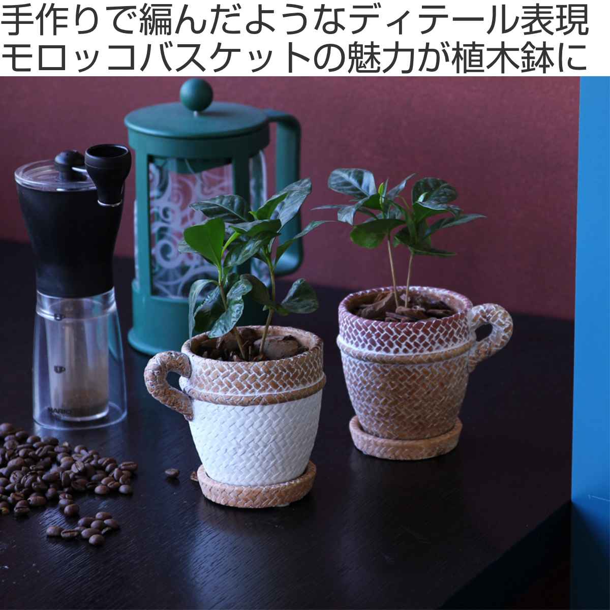 SPICE of Life（スパイス オブ ライフ） プランター 編みかご マグ