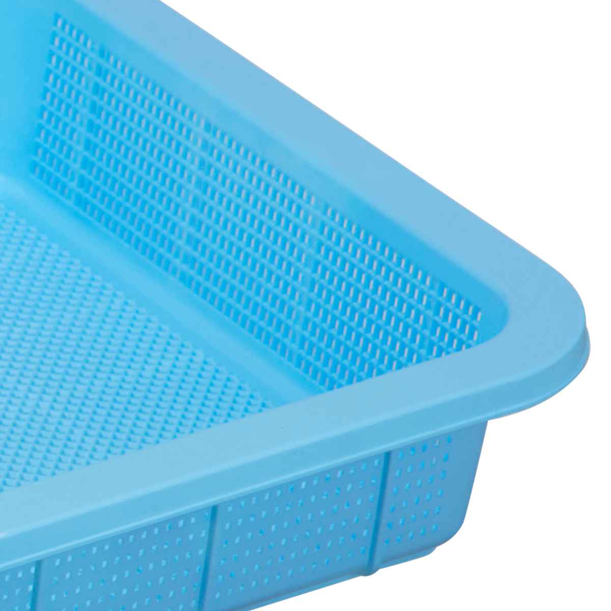 アシスト 抗菌角型ザル 浅3型 （ ざる ザル 浅型ザル 角ザル スクエア