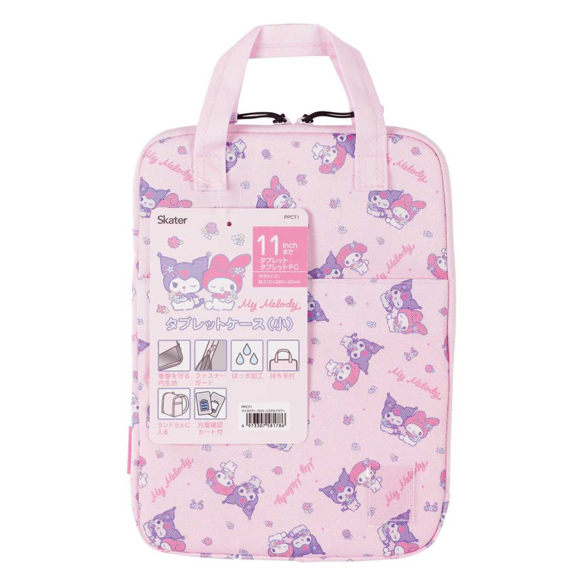 タブレットケース 小 マイメロディー クロミ フラワー （ タブレット