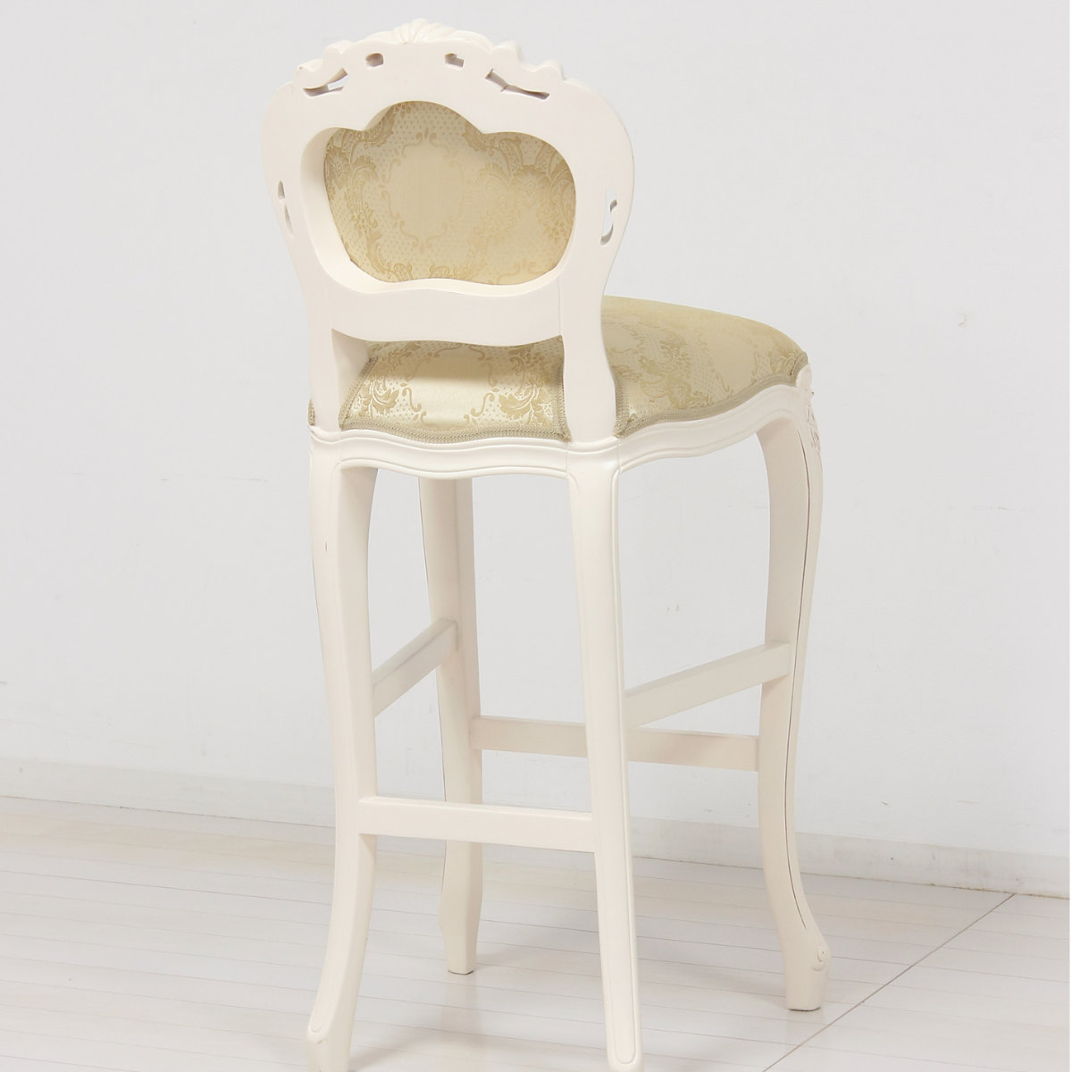 クロシオ バーチェア 座面高69cm 天然木 アンティーク調 猫脚 （ 椅子