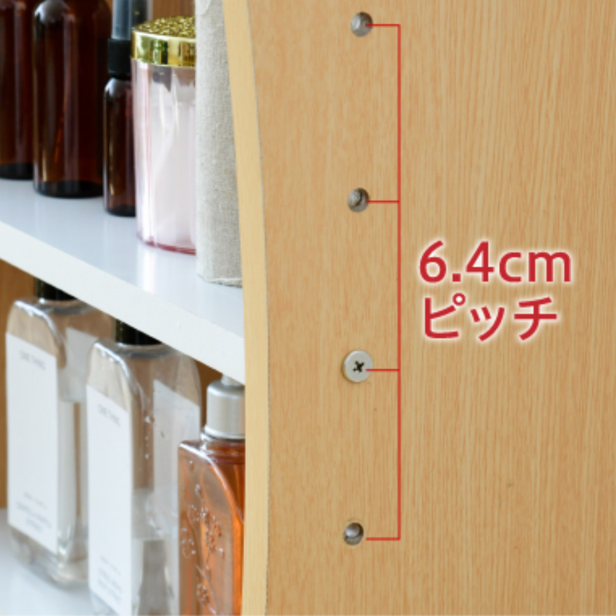 ドレッサー デスク 2WAY 幅46cm ロータイプ ハイタイプ ラック
