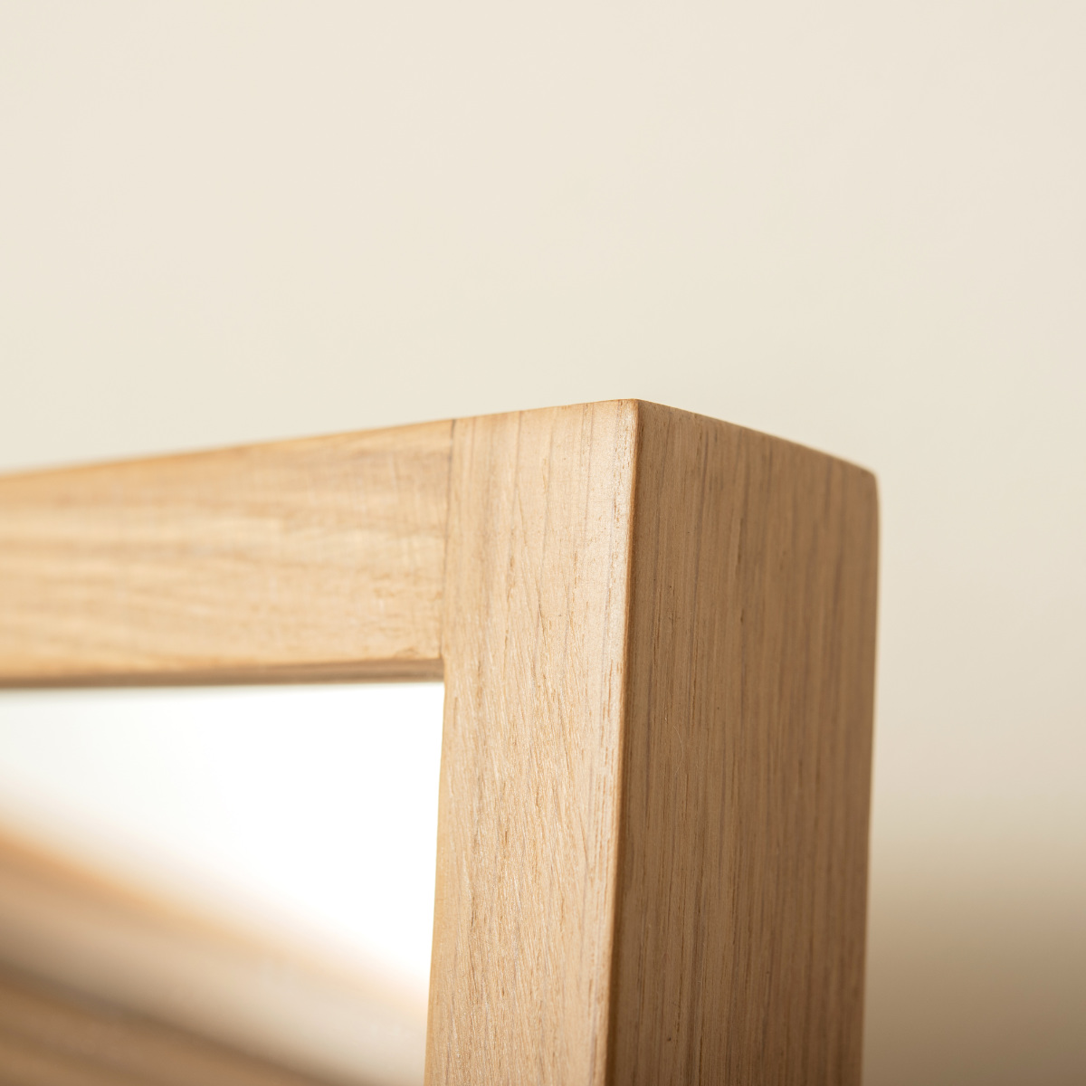 東谷 スタンドミラー 高さ158cm 全身鏡 木製 ウォールミラー （ 木目