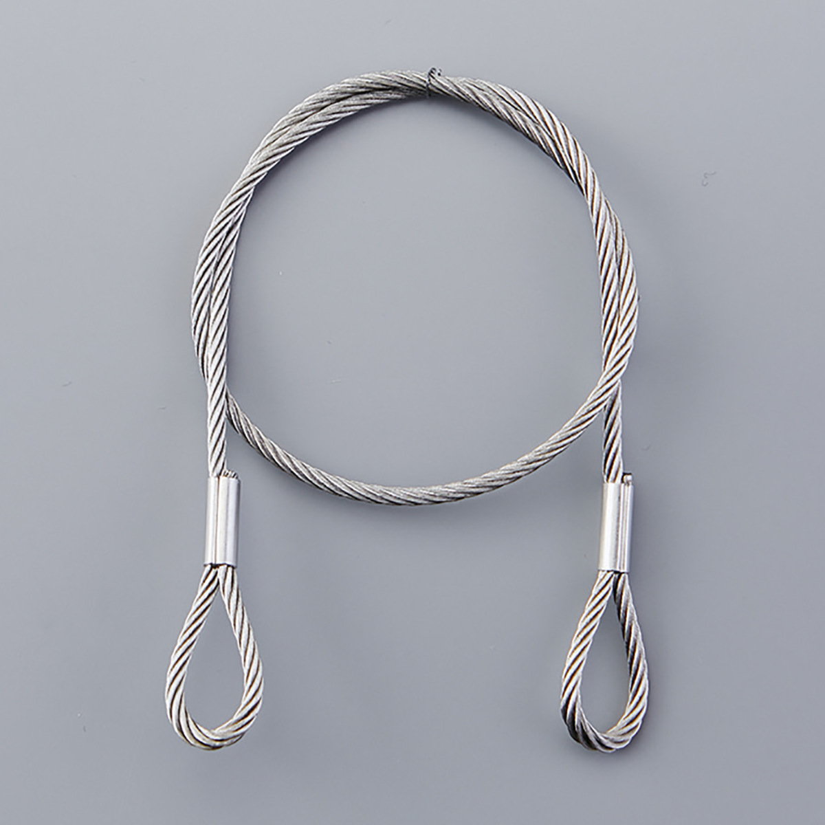 日本緑十字社 ステンレスカットワイヤー 3mm×100cm 2本1組 両端リング