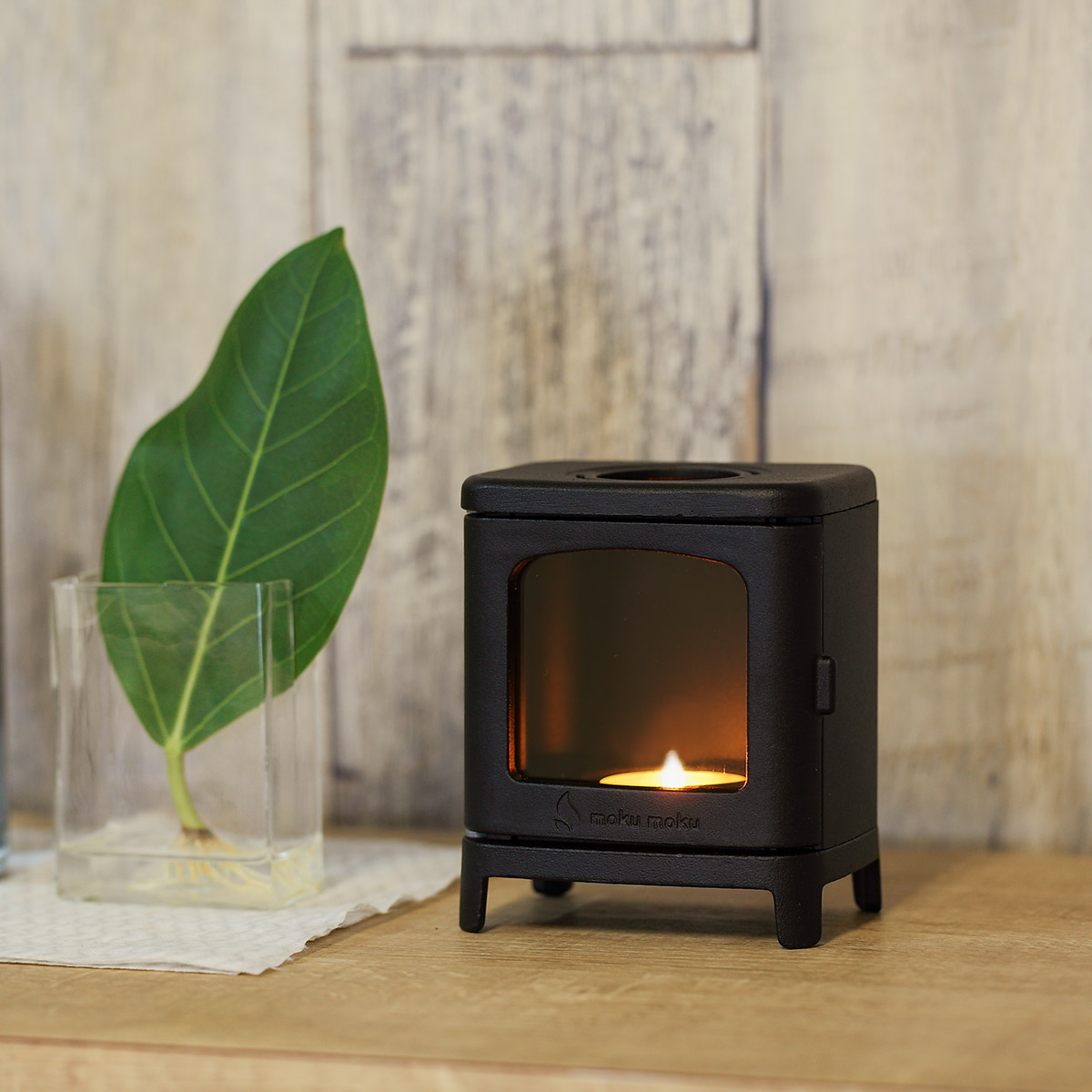 カメヤマキャンドル ちいさなまきストーブセット （ ミニ 薪ストーブ