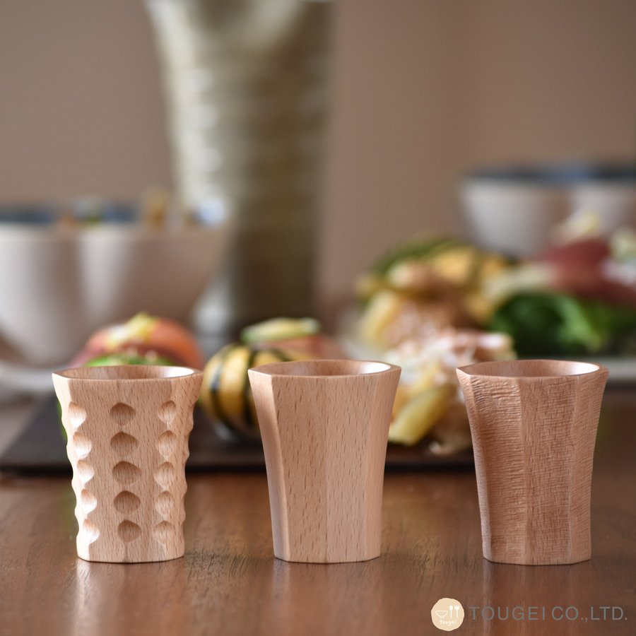 おちょこ 30ml 酒器 木製 （ お猪口 猪口 ぐい呑み ぐいのみ コップ