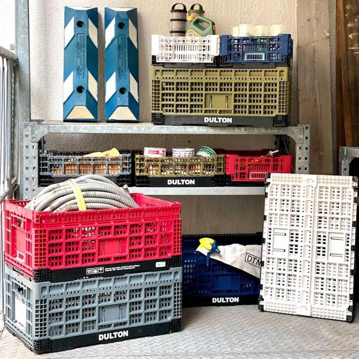 ダルトン DULTON フォールディングメッシュストレージ 幅40×奥行60×高