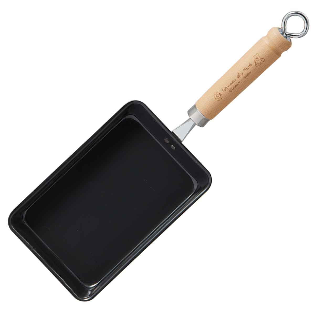 スケーター 卵焼き器 13×20cm IH対応 鉄製 ミニ玉子焼き くまのプー