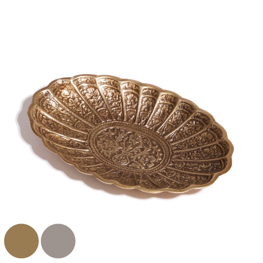 アクセサリートレー ブラスオーバルプレート （ 小物入れ トレー
