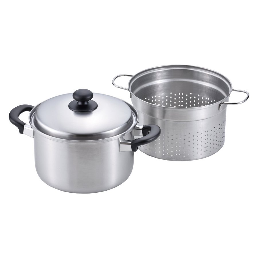 和平フレイズ パスタポット 22cm IH対応 燕三 日本製 （ ガス火 IH