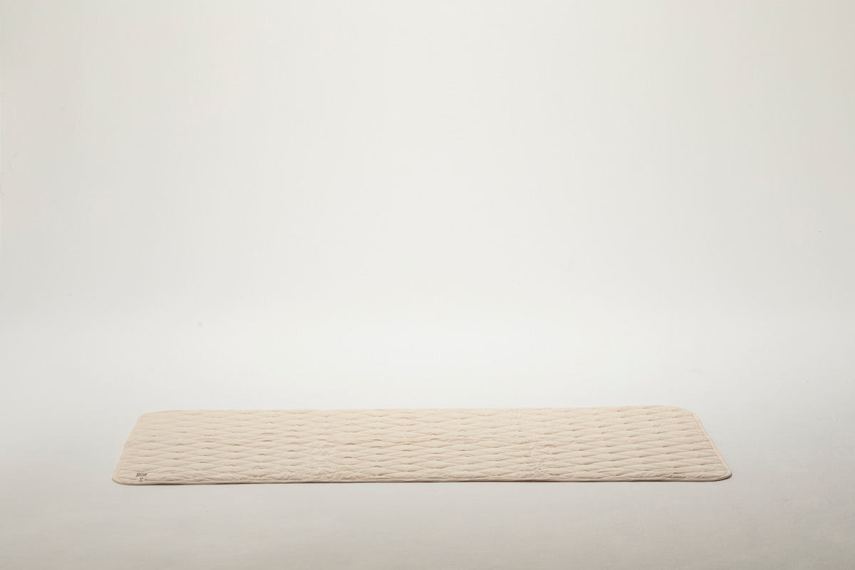 敷き布団パッド ダブル safo オーガニック 140×205cm 綿100％ （ サフォ 洗える 敷きパット パッド ベッドパッド 日本製 ）_3