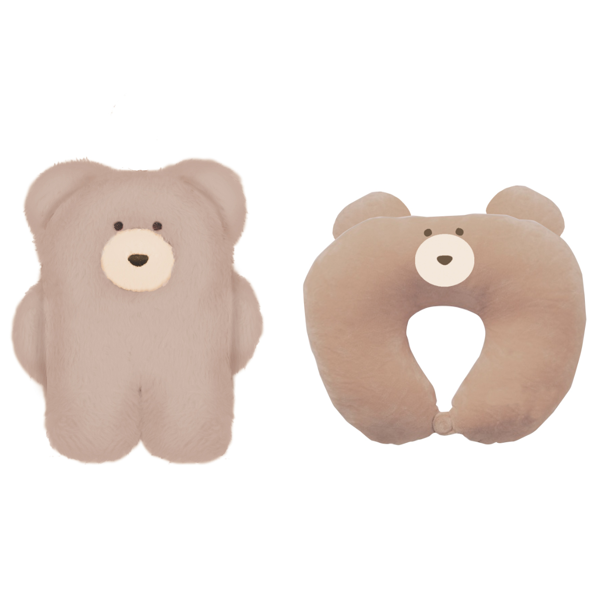 ネックピロー 2WAY モコモカ （ トラベルクッション トラベルピロー 枕
