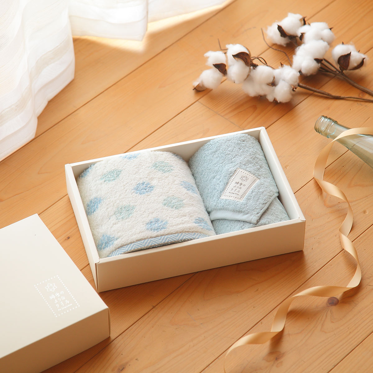 タオル ギフト 綿雪のようなタオル フェイスタオル＆ハンドタオル