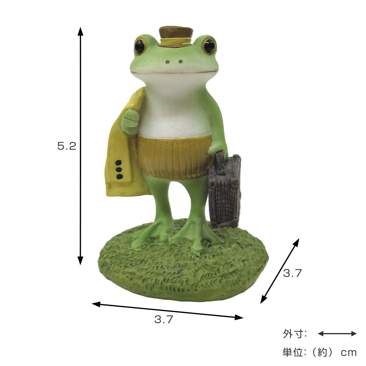 置き物 カエルはつらいよ Copeau （ コポー カエル コポタロウ 置物