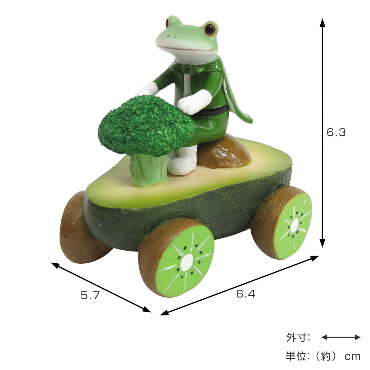 置き物 コポライダーミドリ Copeau （ コポー カエル コポタロウ 置物