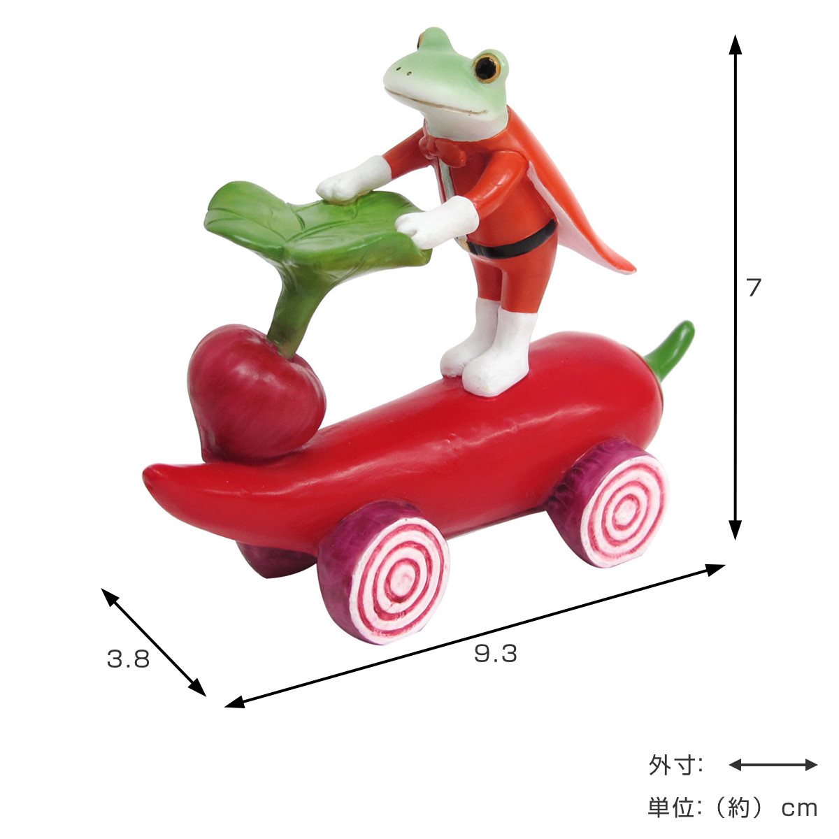 置き物 コポライダーミドリ Copeau （ コポー カエル コポタロウ 置物