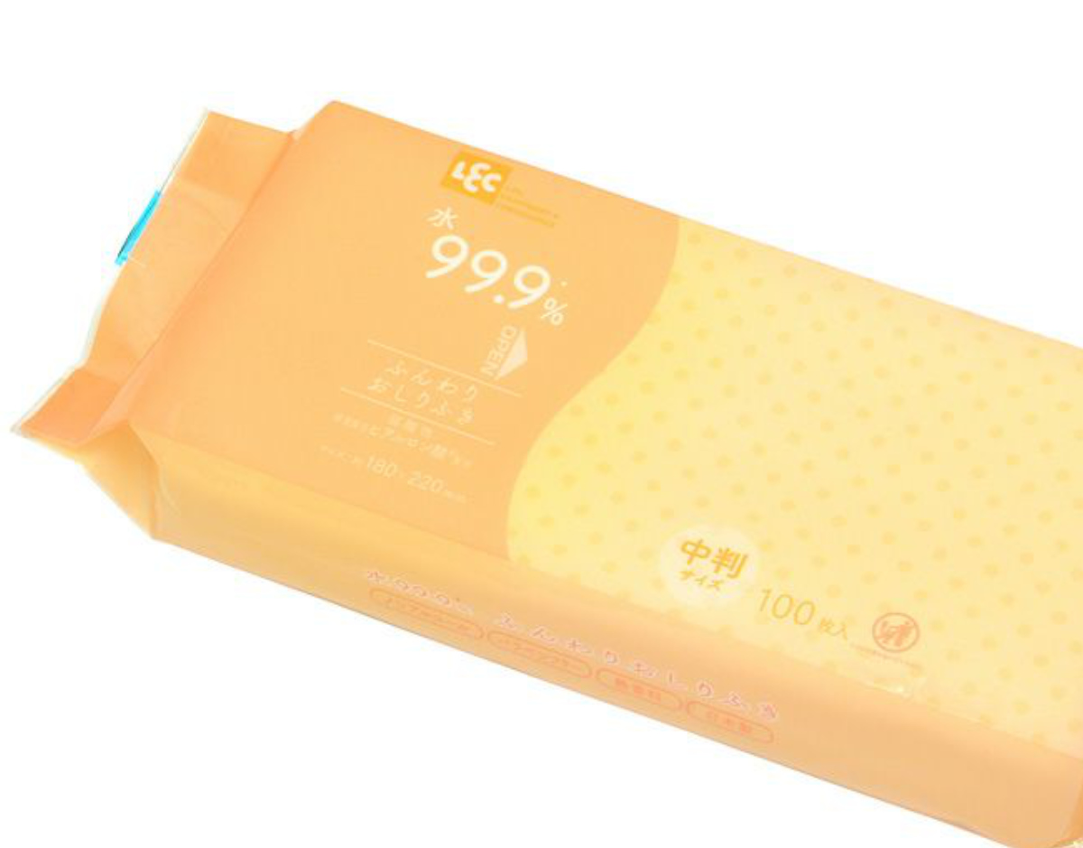 おしり拭き 水99.9 中判 100枚入り (...の詳細画像1