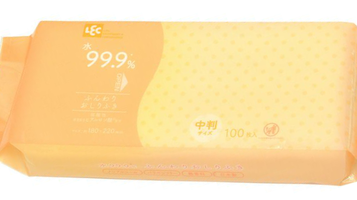 おしり拭き 水99.9 中判 100枚入り (...の詳細画像2