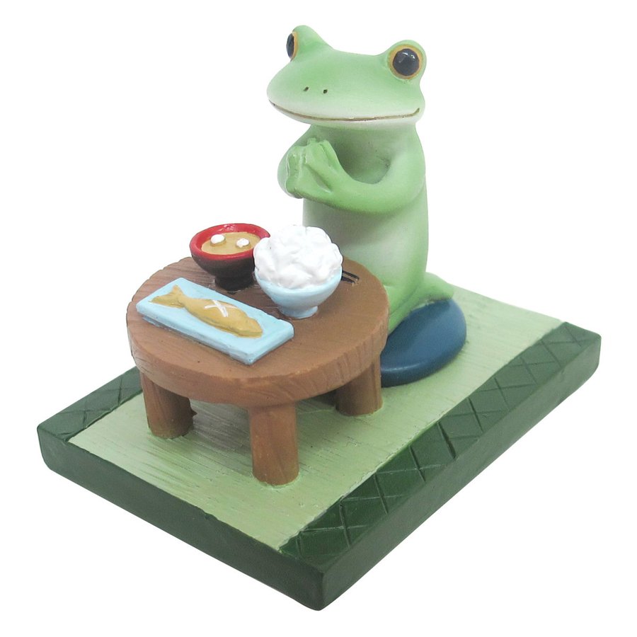 置き物 いただきますカエル Copeau コポー （ カエル コポタロウ 置物