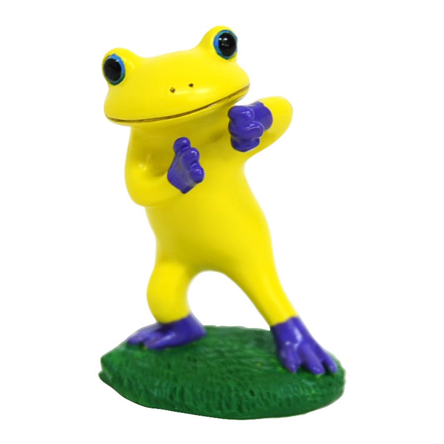 置き物 毒カエルイエロー Copeau コポー （ カエル コポタロウ 置物