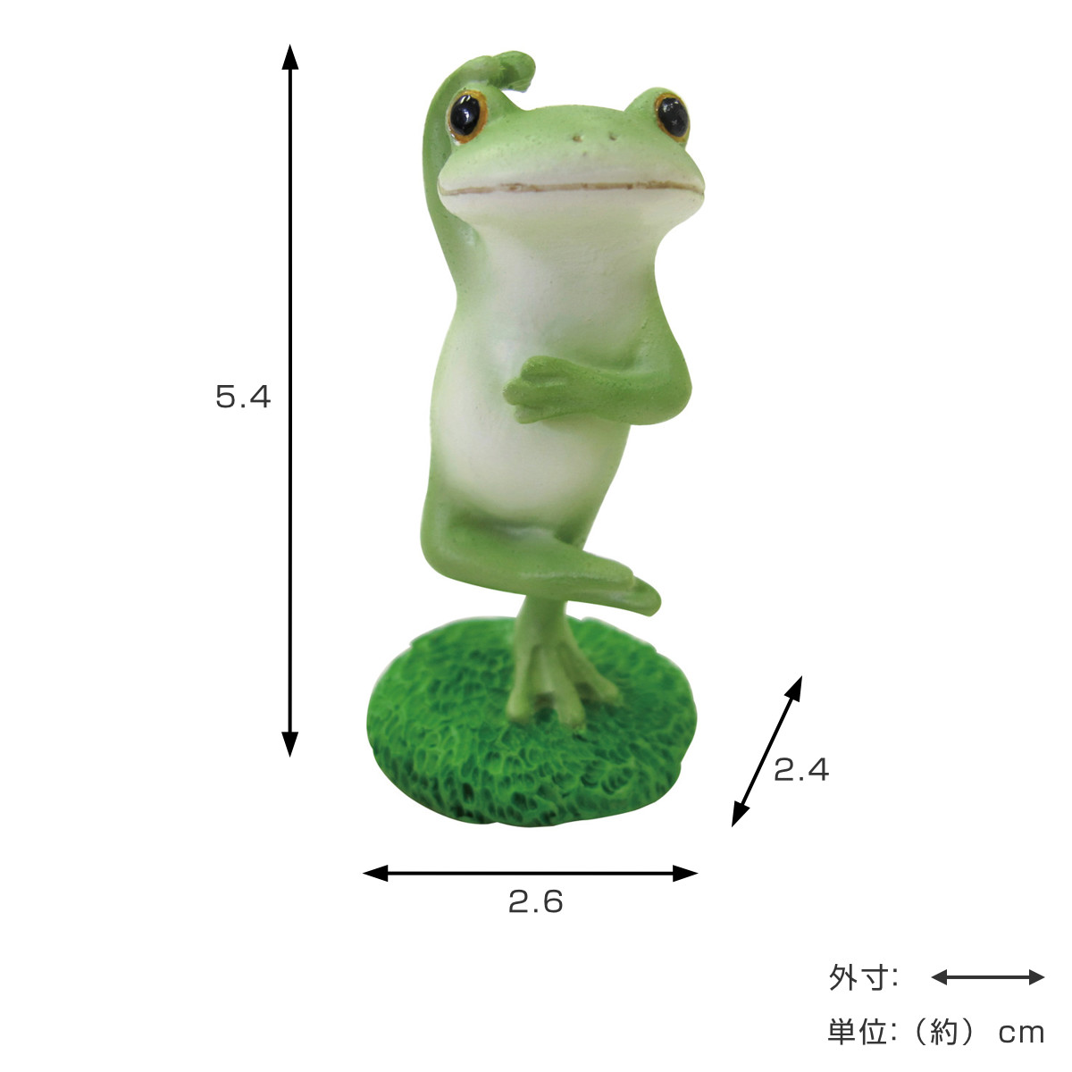 置き物 ヒェーコポタロウ Copeau コポー （ カエル コポタロウ 置物