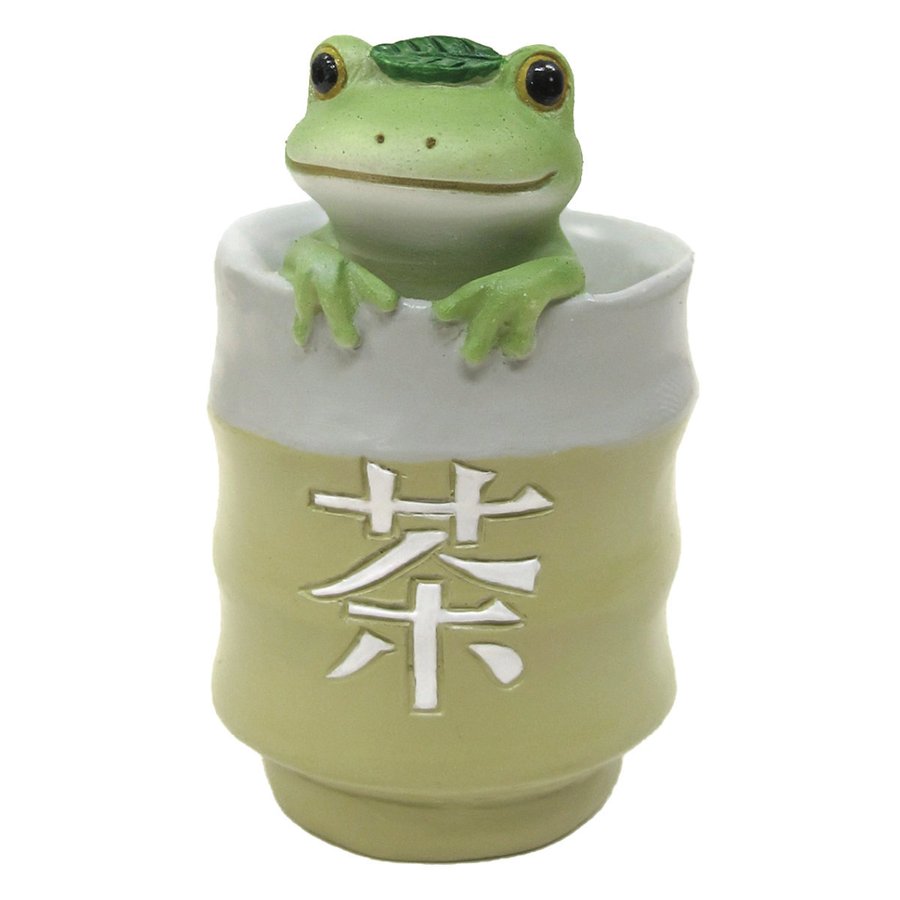 置き物 湯のみカエル Copeau コポー （ カエル コポタロウ 置物 玄関