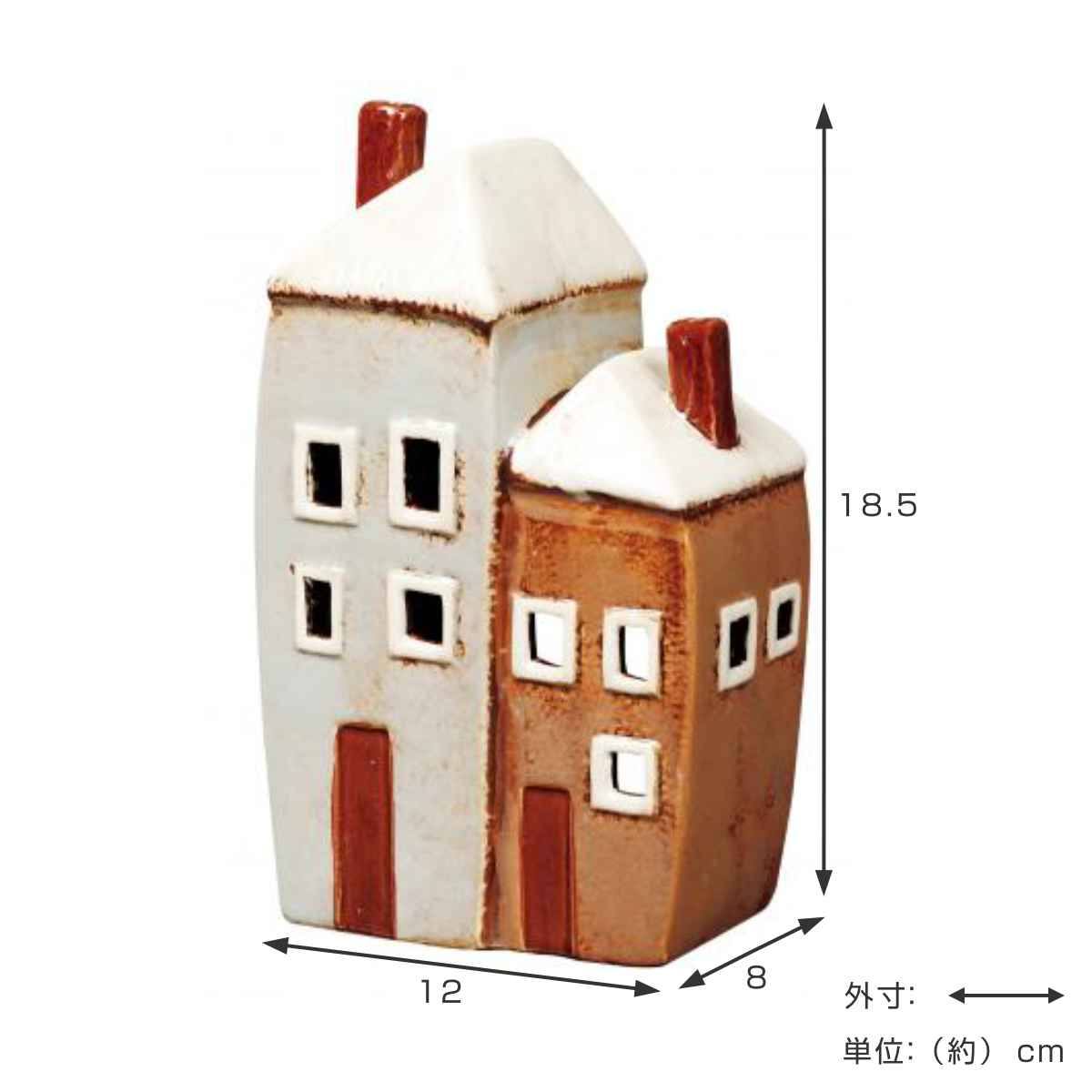 キャンドルホルダー Candle house 29201 オブジェ （ キャンドル