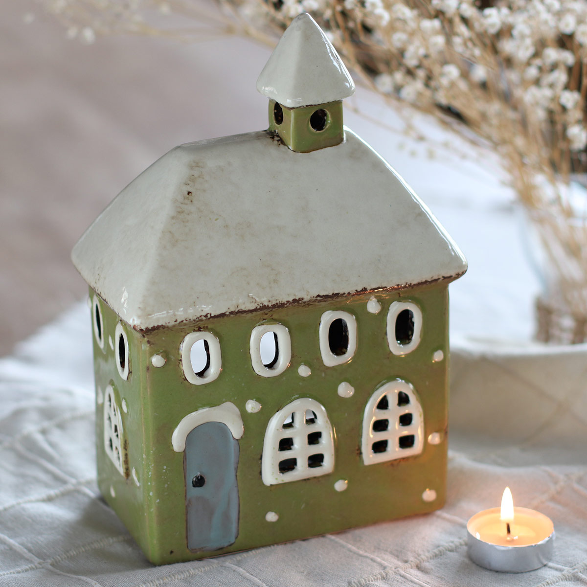 キャンドルホルダー Candle house 29213 オブジェ （ キャンドル