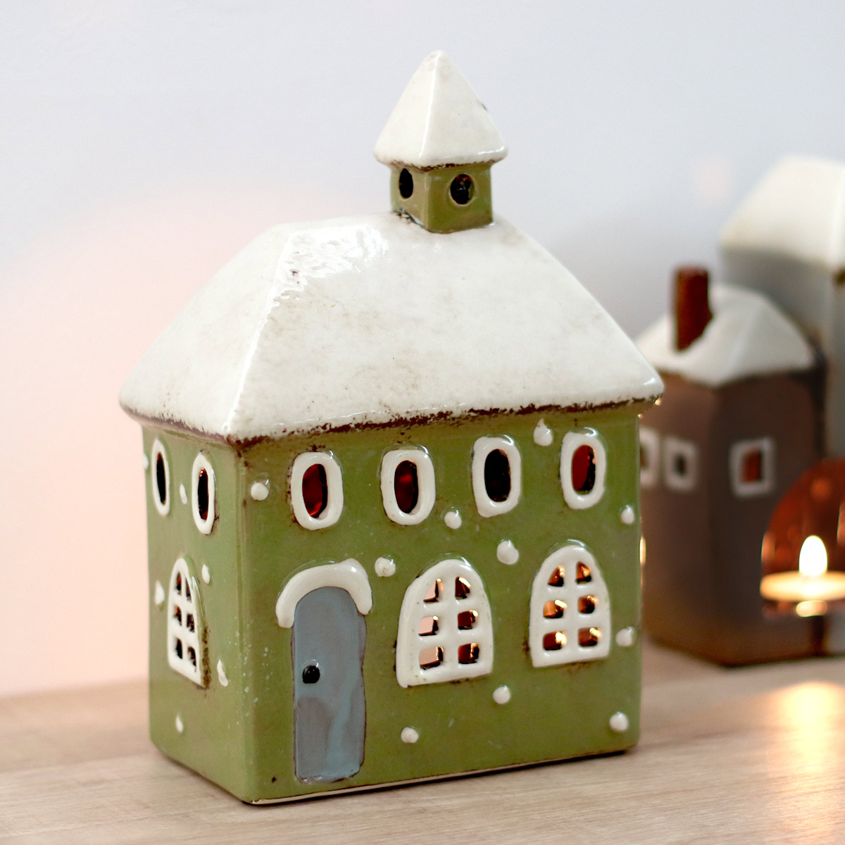 キャンドルホルダー Candle house 29213 オブジェ （ キャンドル