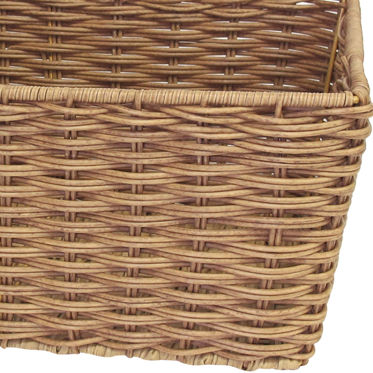 Towc トーク フェイクラタンバスケット 角収納 トールサイズ