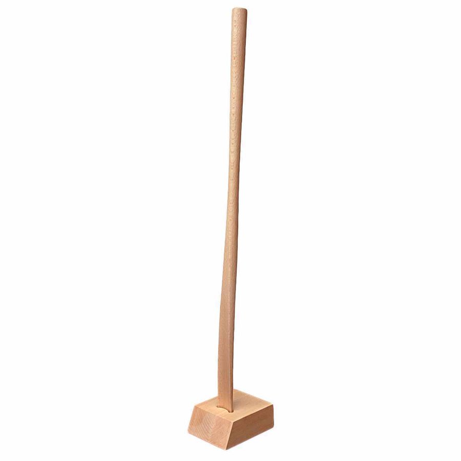 靴べら ロクサン 高さ71cm スタンド付き （ 靴ベラ くつべら ロング 木製 おしゃれ シンプル 63 立ったまま 玄関小物 プレゼント ）