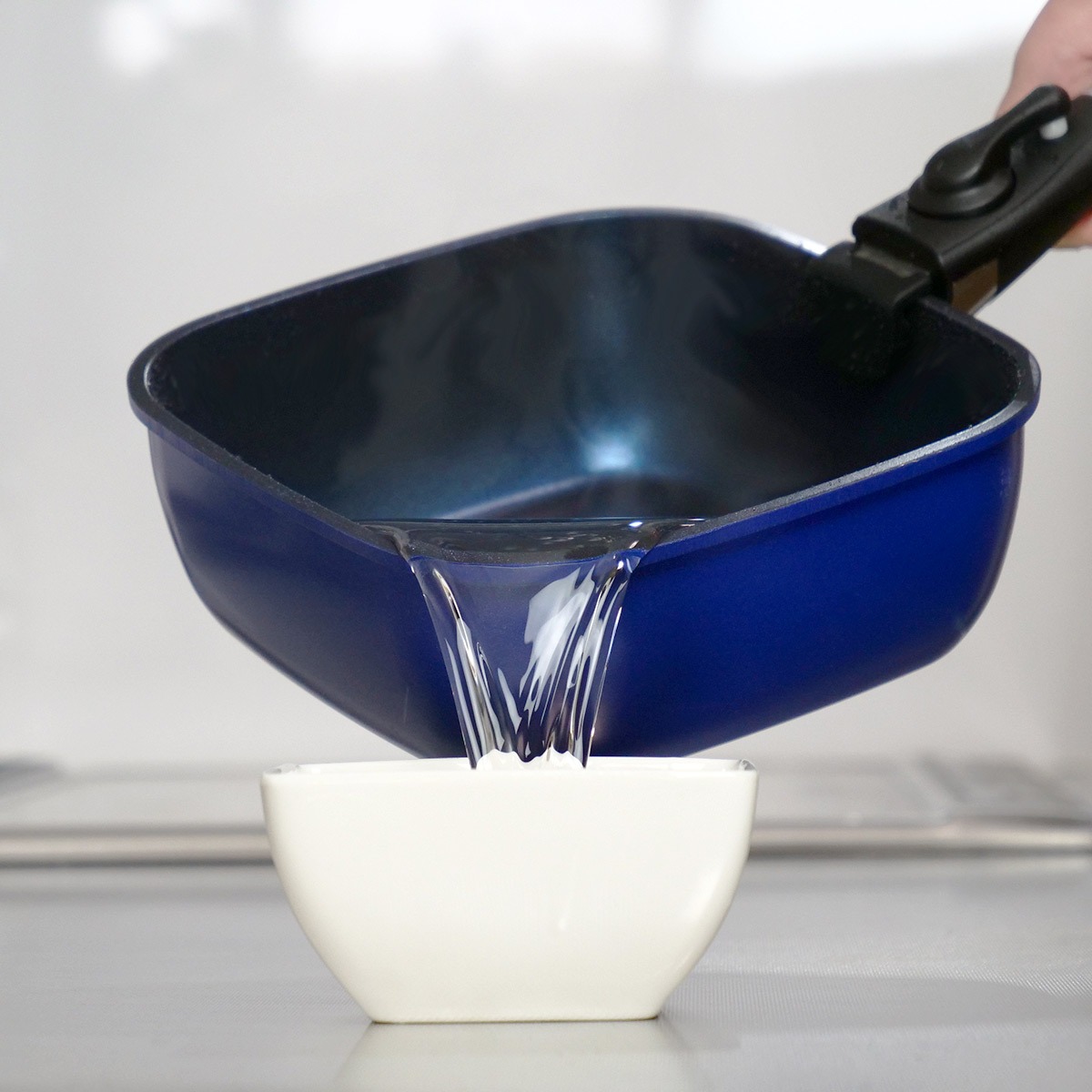 パール金属 フライパン 鍋 5点セット IH対応 スタックプラス ブルー