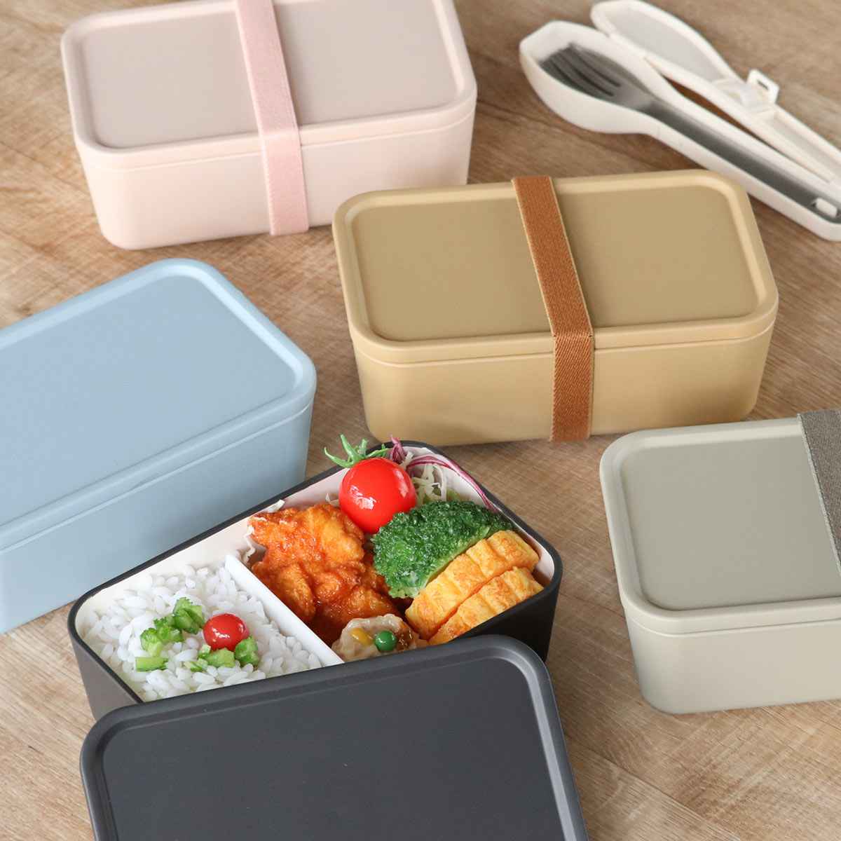 弁当箱 1段 600ml 310 （ お弁当箱 ランチボックス レンジ対応 食洗機