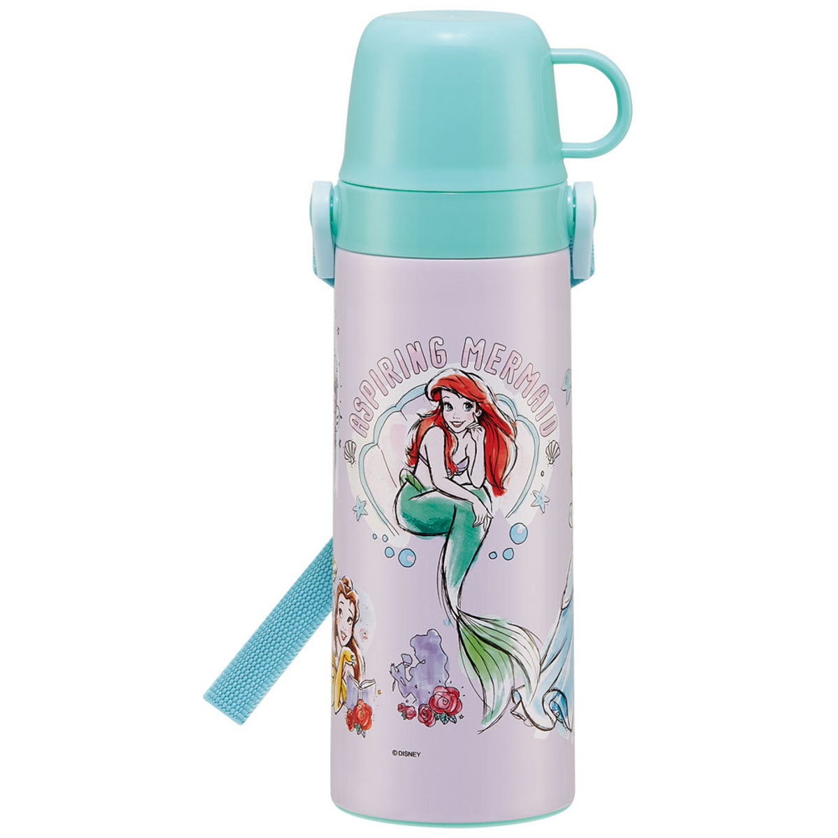Disney（ディズニー） 水筒 キッズ 600ml 2way 直飲み コップ