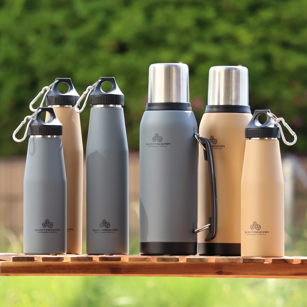 和平フレイズ 水筒 530ml ステンレス 直飲み スクリュー サスティギア