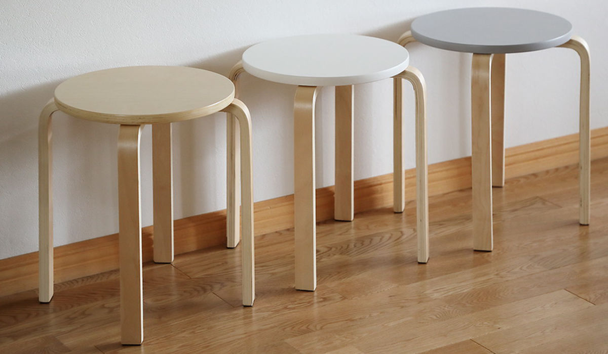 ＆NE ラウンドスツール 高さ45cm スタッキング （ スツール 丸 いす