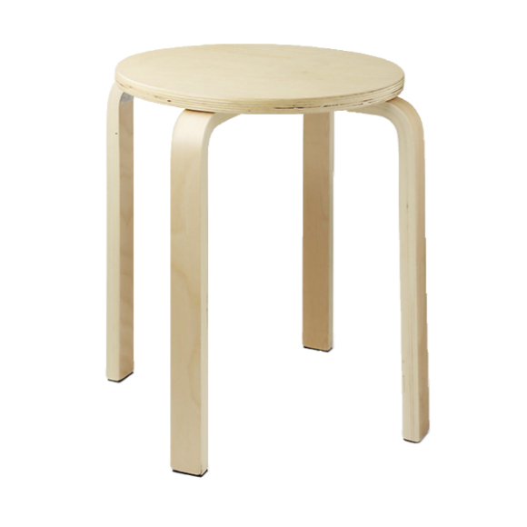 ＆NE ラウンドスツール 高さ45cm スタッキング （ スツール 丸 いす