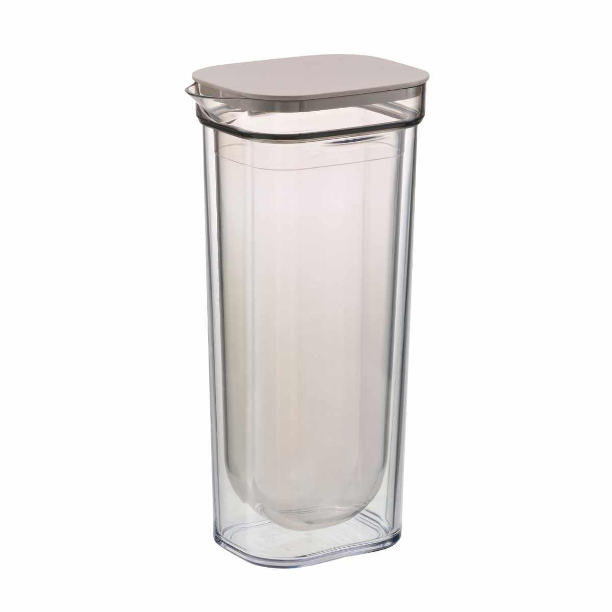 ピッチャー 冷水筒 1L ダブルウォールカラフェ プラスチック製 （ 食洗