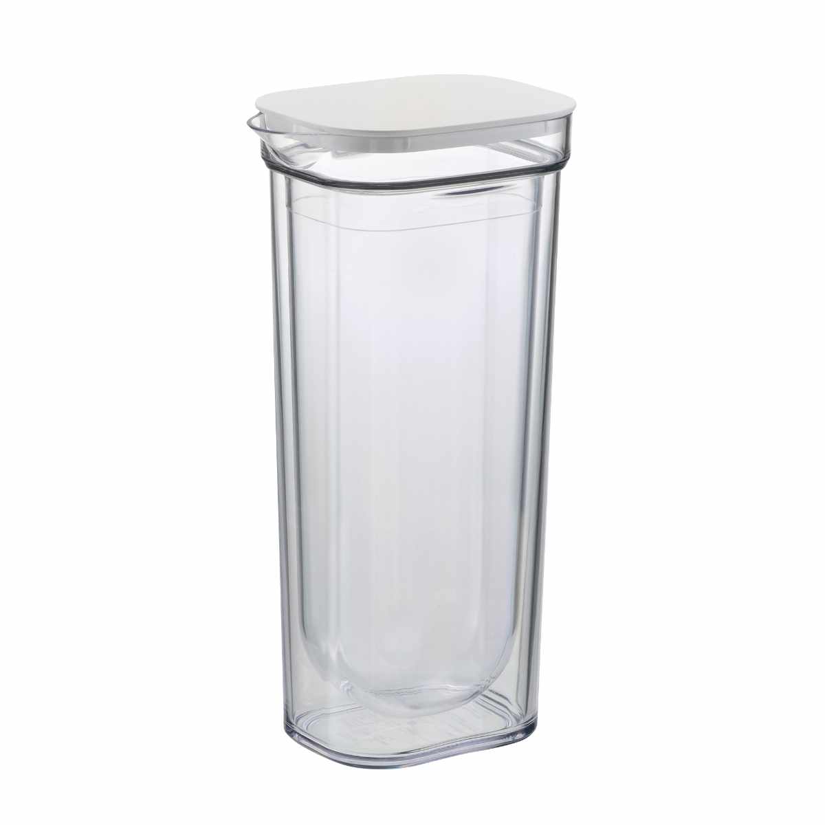 ピッチャー 冷水筒 1L ダブルウォールカラフェ プラスチック製 （ 食洗機対応 プラスチック 水差し 麦茶ポット 水さし 冷水ポット ）