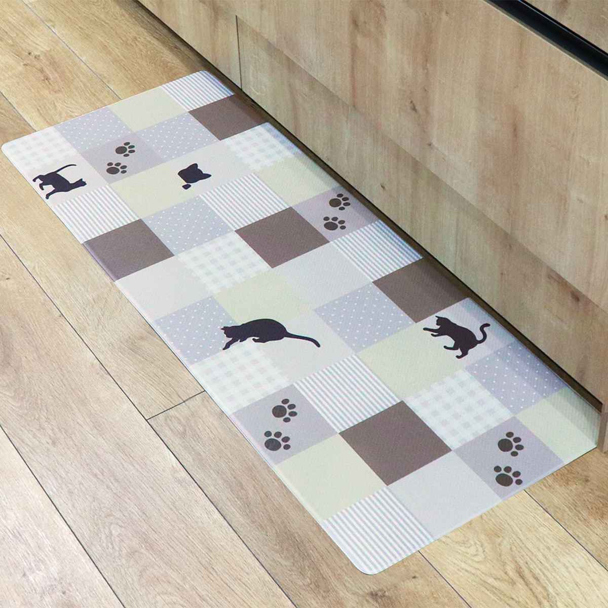 キッチンマット 拭ける PVC 45×120cm （ 45cm 120cm PVCキッチンマット