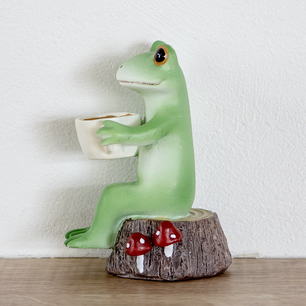 オーナメント ミドル カフェラテをどうぞ Copeau （ コポー カエル