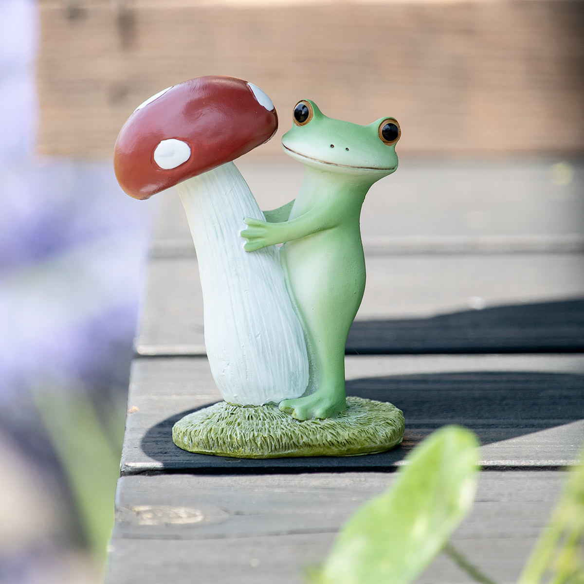 オーナメント ミドル きのことカエル Copeau （ コポー カエル