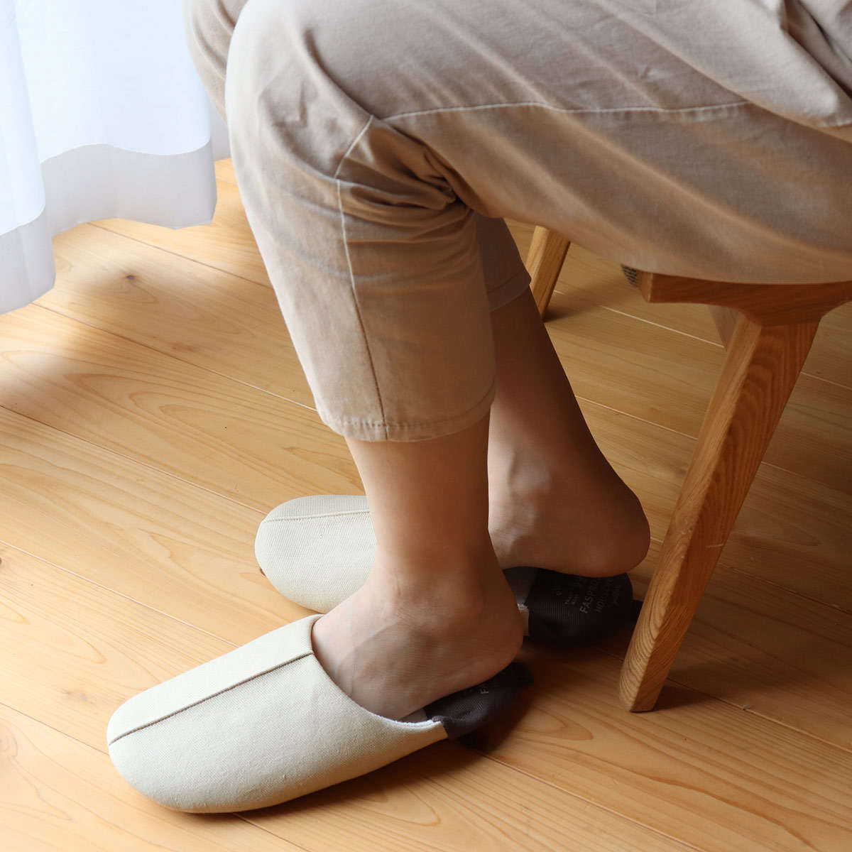 スリッパ バブーシュスリッパ CANVAS Mサイズ Lサイズ （ ルーム