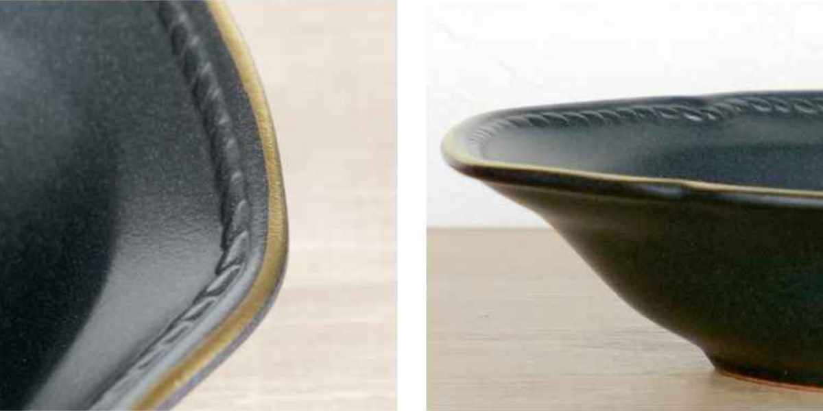 aito製作所 ボウル 24.5cm オーバルボウル ステッチ 陶器 美濃焼 （ 食