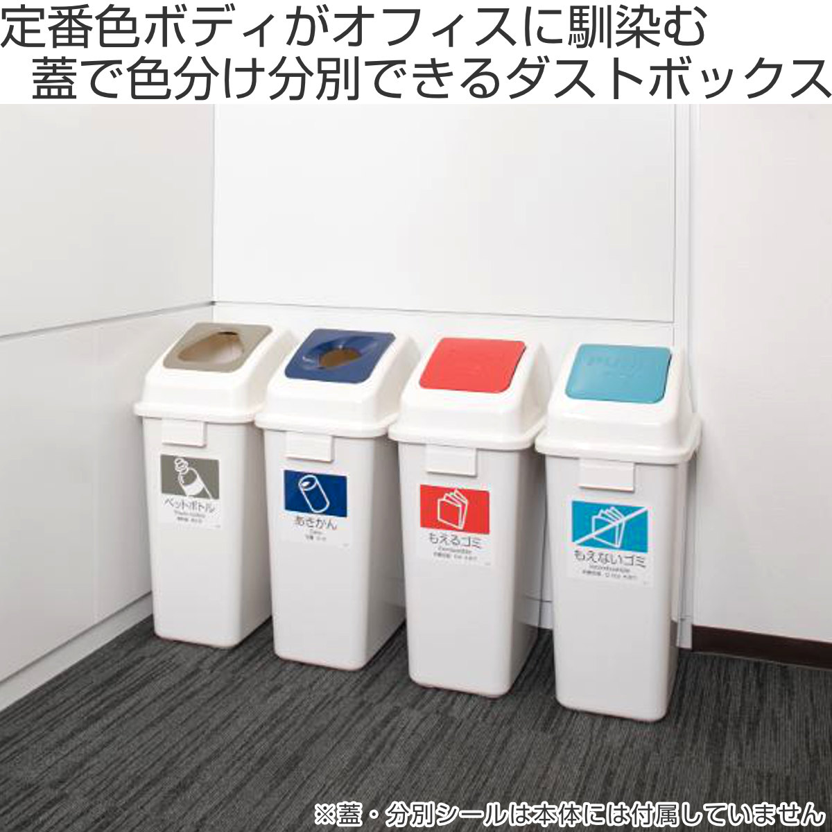 テラモト（TERAMOTO） 分別ゴミ箱 31L 本体のみ 屋内用 エコ分別カラー