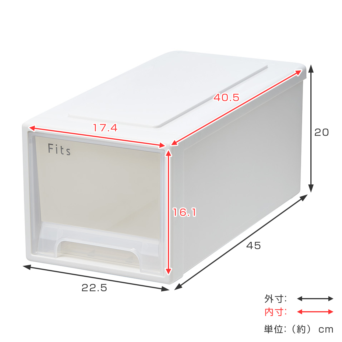 収納ケース Fits フィッツ フィッツケース...の詳細画像2